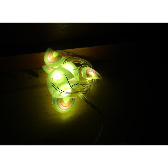 Greenbrier LED String Lights Rainbows 4 ft. 10 ct DIY Crafts Wreath Party Decor - Picture 3 of 3